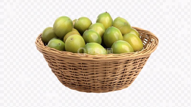 高清大图下载【趣麦麦图】蜂糖李写实插画1