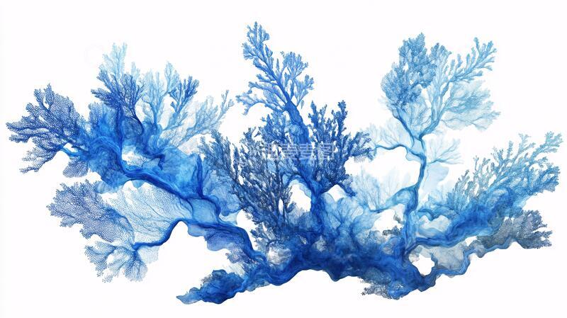 高清大图下载【趣麦麦图】水彩冬珊瑚珊瑚水彩艺术