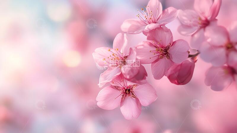 高清大图下载【趣麦麦图】唯美桃花高清壁纸3