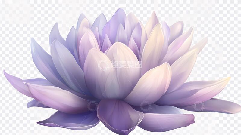 高清大图下载【趣麦麦图】紫色莲花阳光