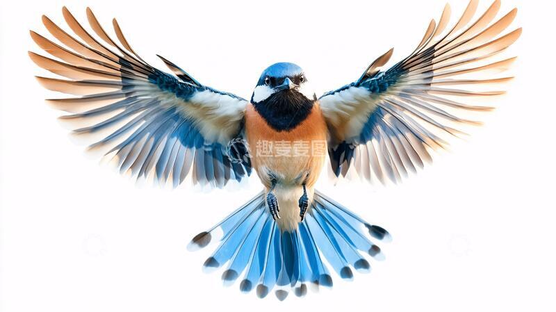 高清大图下载【趣麦麦图】飞鸟素材手绘喜鹊素材