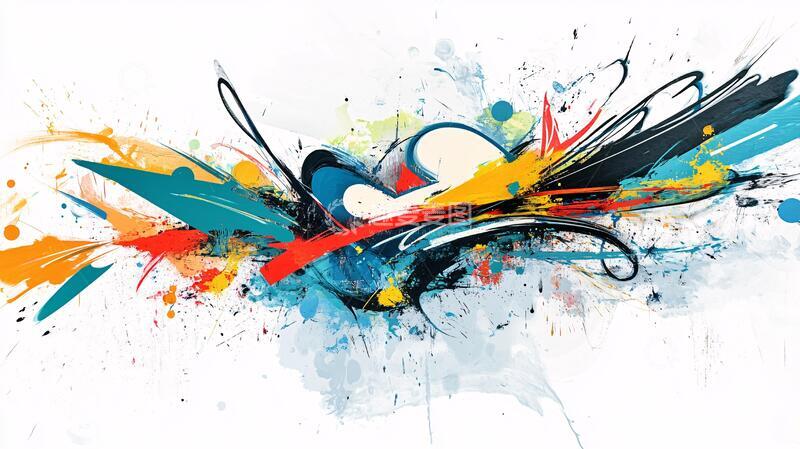 高清大图下载【趣麦麦图】艺术创意多彩动感1