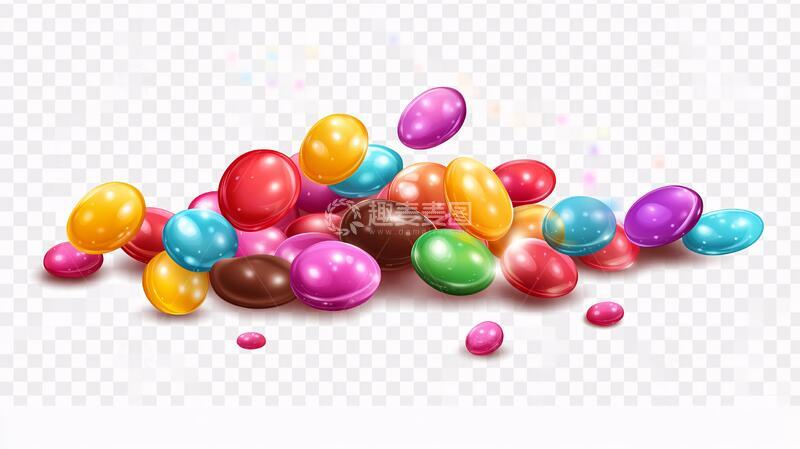 高清大图下载【趣麦麦图】广告设计彩色小球