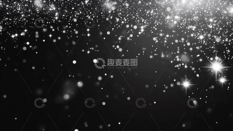 高清大图下载【趣麦麦图】黑色星光磨砂颗粒