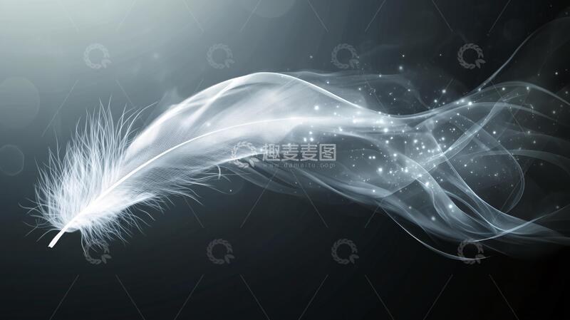 高清大图下载【趣麦麦图】光线翅膀唯美翅膀设计