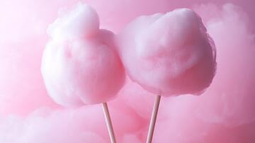 唯美棉花糖棉花云朵广告