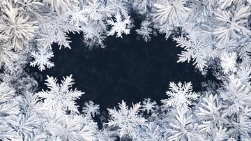 雪花屏窗花雪花冰花