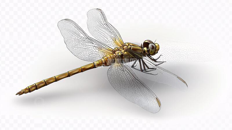 高清大图下载【趣麦麦图】-率蜻蜓素材蜻蜓昆虫素材