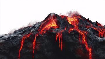 地质运动火山喷发