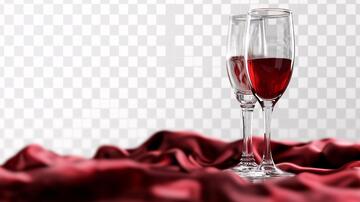 红色的酒杯酒杯红色素材