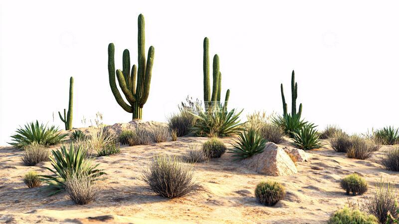 高清大图下载【趣麦麦图】植物模型植物荒漠模型