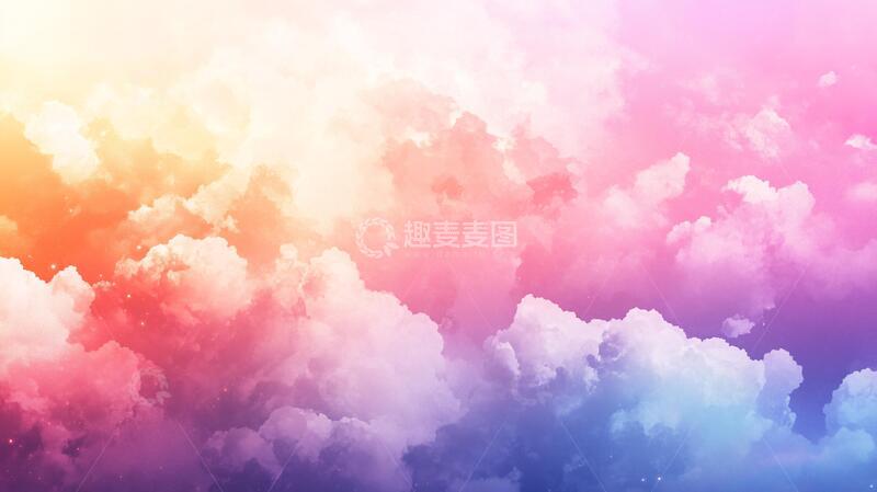 高清大图下载【趣麦麦图】云雾般的粉色虚幻9