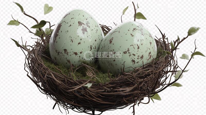 高清大图下载【趣麦麦图】鸟蛋设计素材