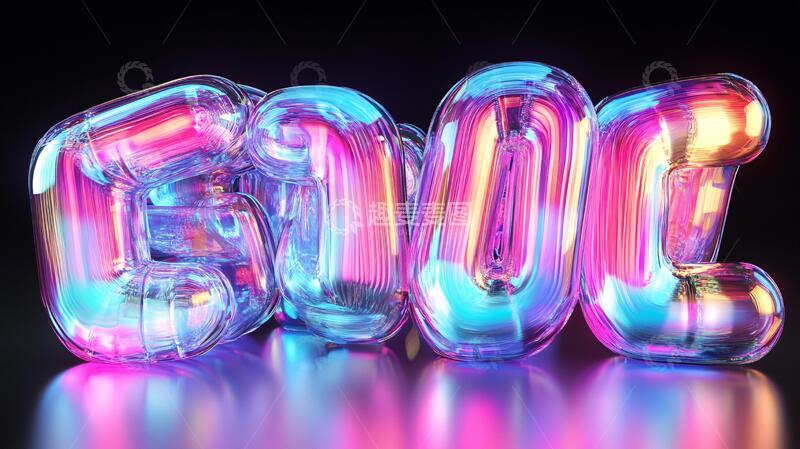 高清大图下载【趣麦麦图】数字创意文字