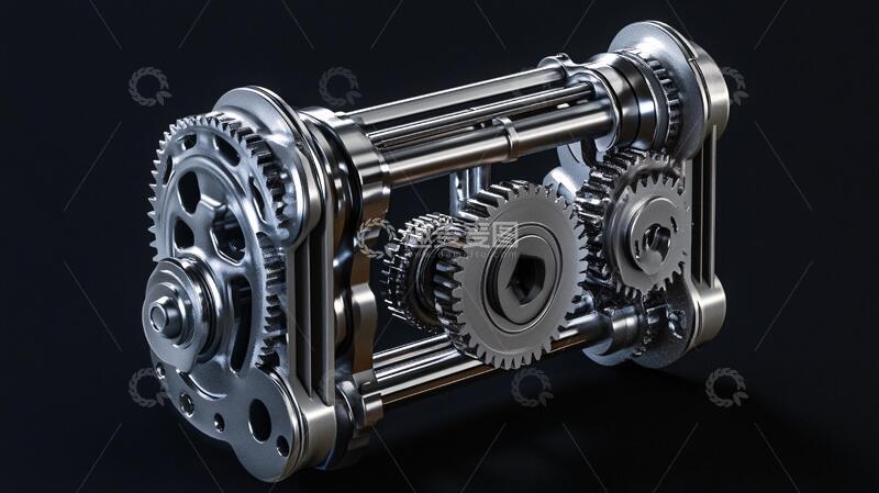 高清大图下载【趣麦麦图】工业风齿轮齿轮工业模型