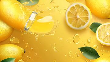 柠檬切片透明背景1