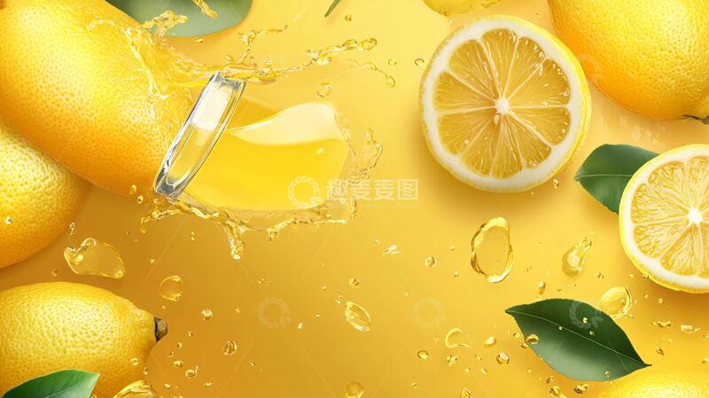 高清大图下载【趣麦麦图】柠檬切片透明背景1