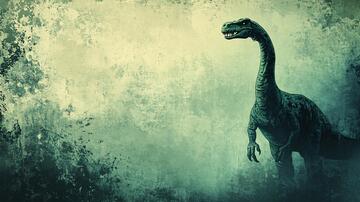 食肉牛龙恐龙食肉壁画