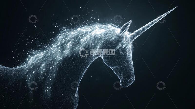 高清大图下载【趣麦麦图】纯净独角光芒