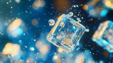 冰凉高清图冰块素材背景