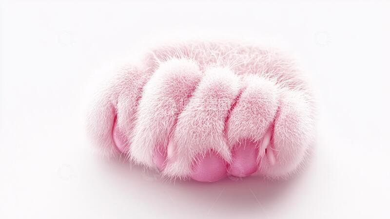 高清大图下载【趣麦麦图】粉嘟嘟的猫爪