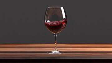 红酒杯高脚杯暖色背景3