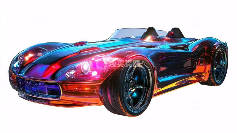 高清大图下载【趣麦麦图】发光的车酷炫车