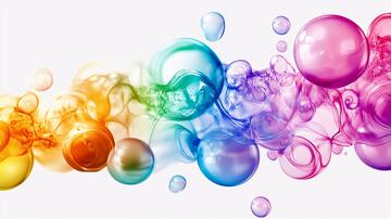 绚丽气泡背景壁纸素材12