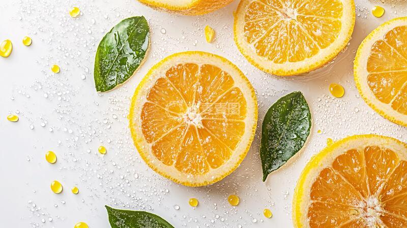 高清大图下载【趣麦麦图】脐橙背景图冰糖水果脐橙