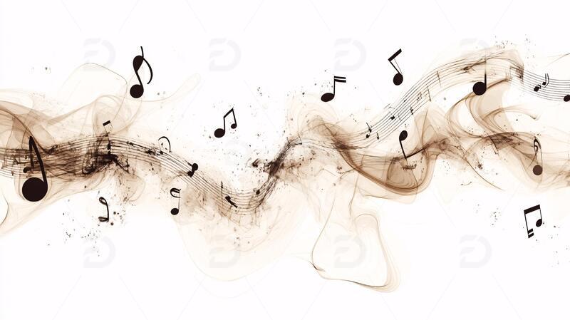 高清大图下载【趣麦麦图】抽象旋律背景线条动感