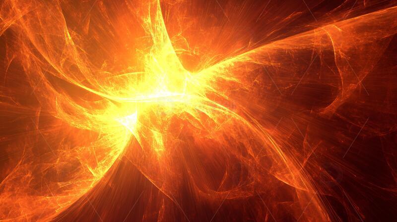 高清大图下载【趣麦麦图】橙色光束线条