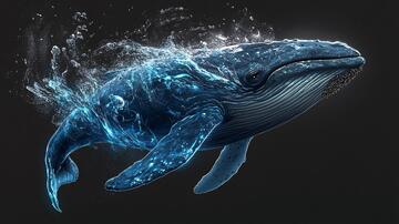 高清手绘鲸鱼3