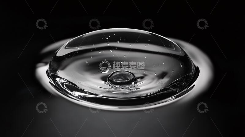 高清大图下载【趣麦麦图】不锈钢水滴水珠水滴效果