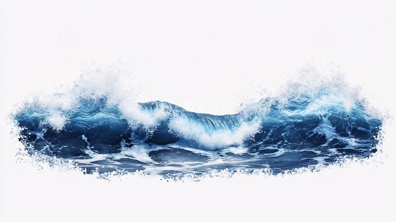 高清大图下载【趣麦麦图】波涛水形海涛水元素4