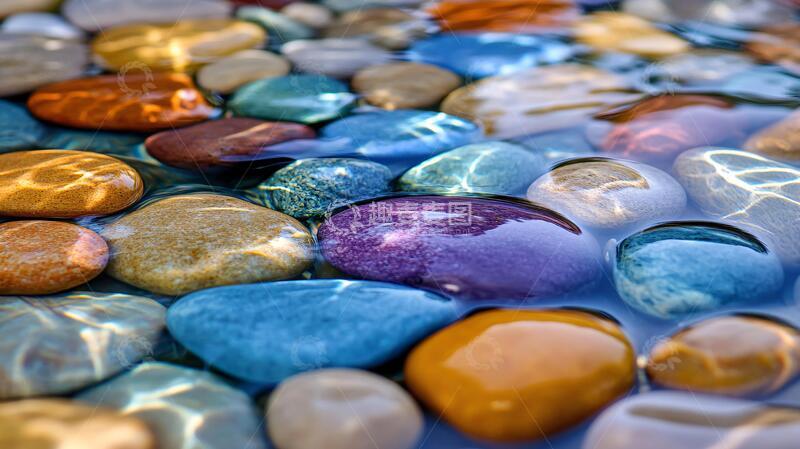 高清大图下载【趣麦麦图】色彩缤纷石头