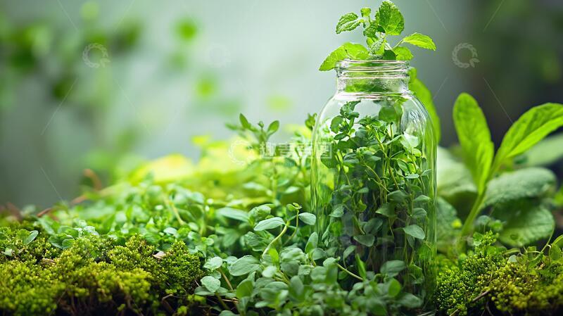 高清大图下载【趣麦麦图】绿色植物桌面