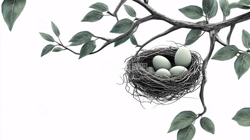 高清大图下载【趣麦麦图】鸟蛋设计素材1