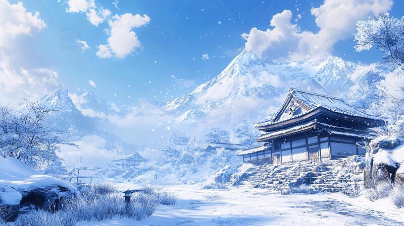 高清大图下载【趣麦麦图】唯美古风场景