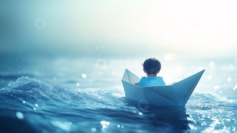 高清大图下载【趣麦麦图】启航梦想梦想起航背景