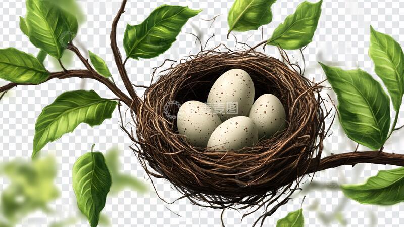 高清大图下载【趣麦麦图】鸟蛋设计素材2