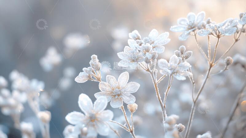 高清大图下载【趣麦麦图】暖调花卉背景1