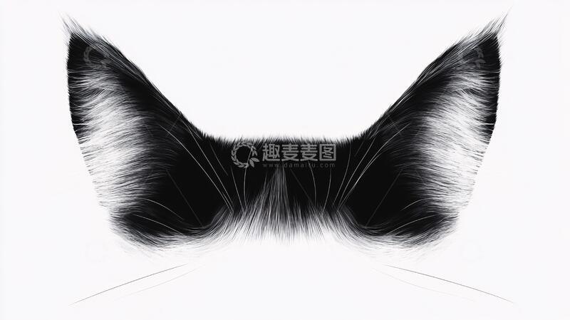 高清大图下载【趣麦麦图】唯美线条毛发线条