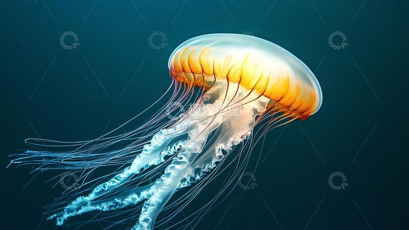 高清大图下载【趣麦麦图】海洋动物水母高清图片4