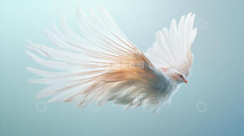 高清大图下载【趣麦麦图】飞翔的红毛鸡