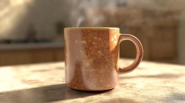 复古磨砂茶杯