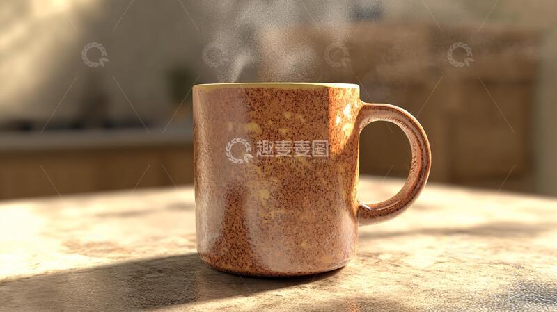 高清大图下载【趣麦麦图】复古磨砂茶杯