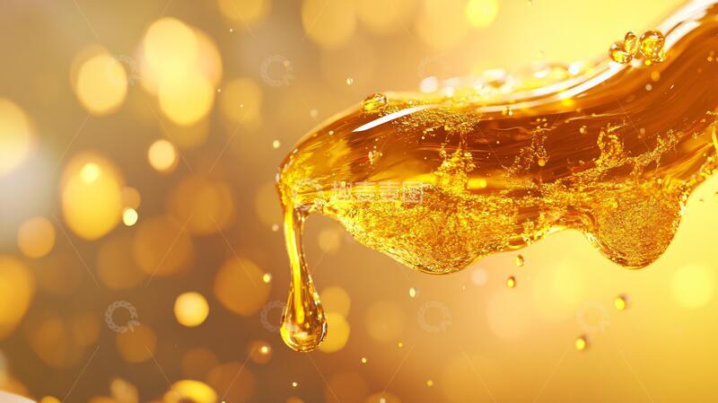 高清大图下载【趣麦麦图】金黄蜂蜜流动图