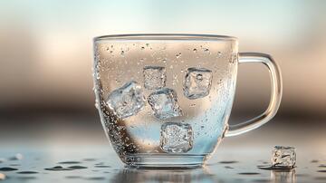 冰凉高清图冰块水杯冷饮