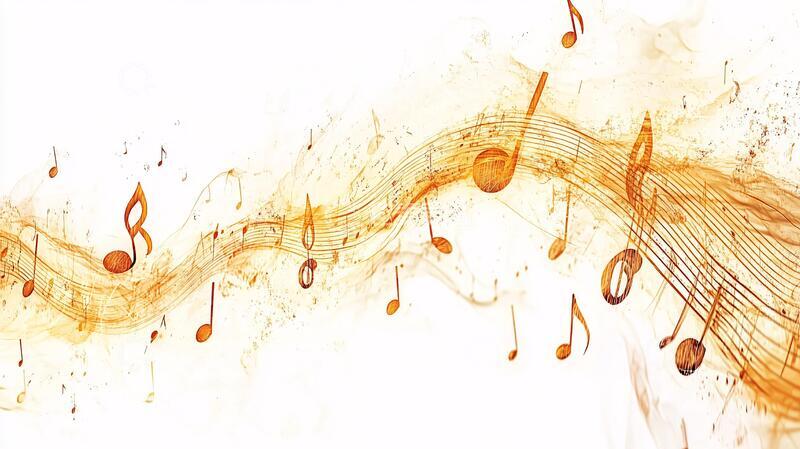 高清大图下载【趣麦麦图】抽象旋律声乐背景旋律1