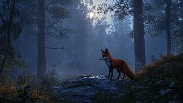 小狐狸壁纸狐狸壁纸林间